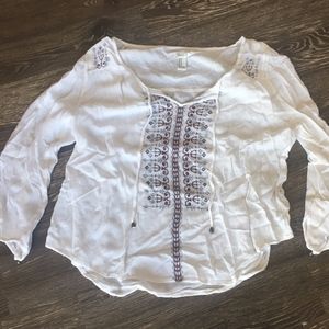 WOMEN'S FOREVER 21 BOHO TOP